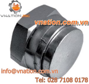 hexagonal plug / male / steel