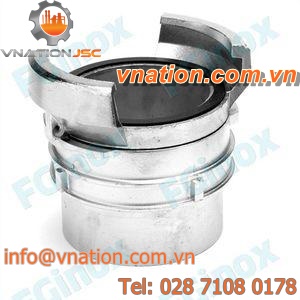 threaded fitting / female / quick-locking / symmetrical