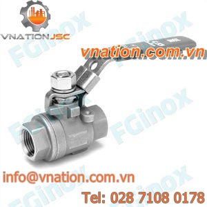 needle valve / lever / regulating / female-female