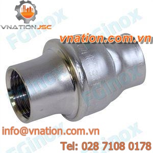 spring check valve / stainless steel