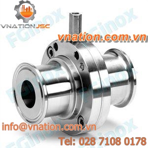 butterfly valve / stainless steel / for the food industry