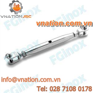 cable tie turnbuckle / manual / stainless steel