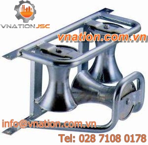 roller pulley / for cables / triple