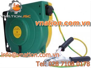 cable reel / grounding / automatic / wall-mounted