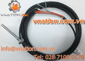 Pt100 temperature sensor / with thermocouple output / IP67 / threaded