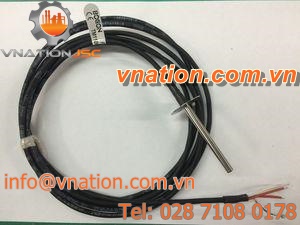 Pt100 temperature sensor / with thermocouple output / IP67 / flange