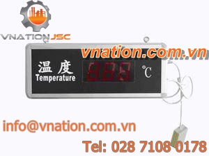 wall-mount temperature transmitter / Pt100 / digital / with digital display