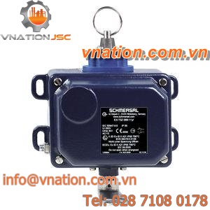 pull wire switch / electromechanical / emergency stop / IP65