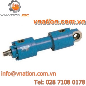 hydraulic cylinder / double-rod / double-acting / for the automotive industry