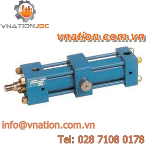 hydraulic cylinder / with piston rod / double-rod / double-acting