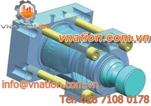 hydraulic cylinder / double-acting / compact / tie-rod