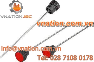round plug / snap-on / plastic / oil