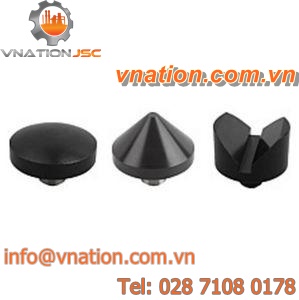 threaded insert / steel / round / conical