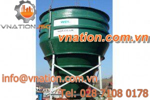 final settling tank / metal / vertical