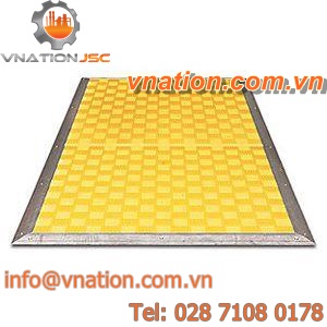 pressure-sensitive safety mat / steel / modular