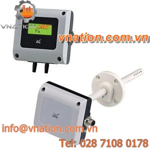 differential pressure transmitter / MEMS / Modbus / IP65