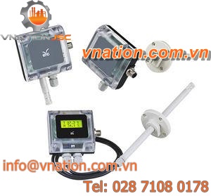 resistance temperature transmitter / RS-485 / Modbus / humidity