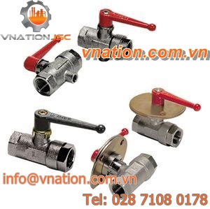 ball valve / lever / drain / brass