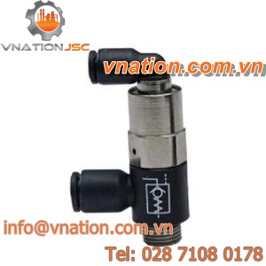 piston check valve / stainless steel / piloted