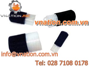 threaded end cap / cylindrical / rubber / EPDM