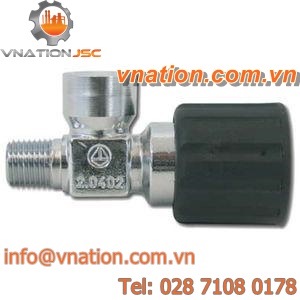 diaphragm valve / for gas / brass