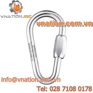 pear-shaped quick link / permanent connection