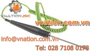 thermocouple temperature probe / with thermocouple output / fast-response