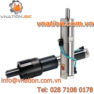 vane air motor / planetary gear / compact / with brake