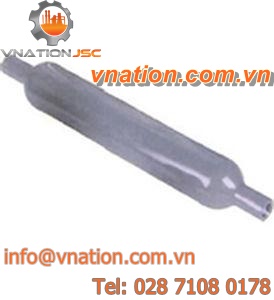 exhaust silencer / for hydraulic accumulator / tubular