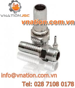 JIC fitting / threaded / male / straight
