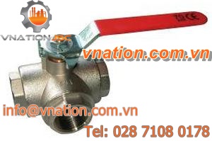 ball valve / lever / control / brass