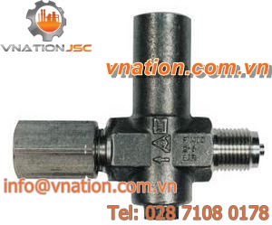 threaded fitting / pressure reducer / elbow / brass