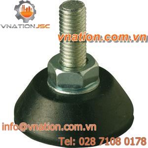machine foot / for conveyors / leveling / anti-vibration