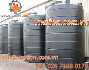 stormwater tank / water storage / metal / vertical