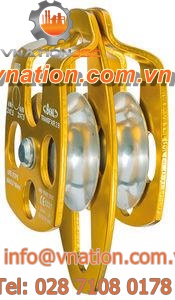 idler lifting pulley / for cables / stainless steel