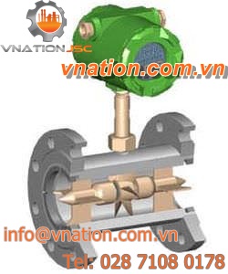 turbine flow meter / for fluids / in-line
