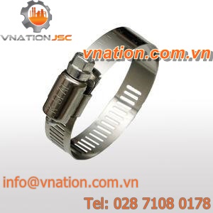 worm hose clamp / stainless steel / flexible
