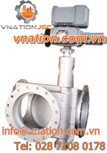 disc valve / electrically-operated / diverter / for exhaust gas