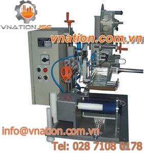 semi-automatic labelling machine / for tubes