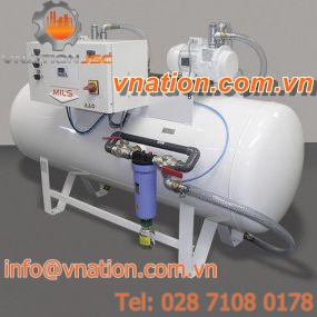 lubricated vacuum unit / liquid ring pump / industrial / compact