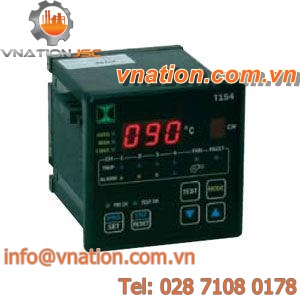 temperature control unit with LED display / flush-mount