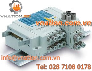 manual valve / shut-off / manifold / for the semiconductor industry