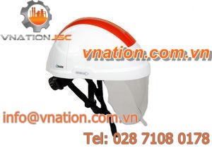 noise-reduction helmet / en 397 / with light / with face protection