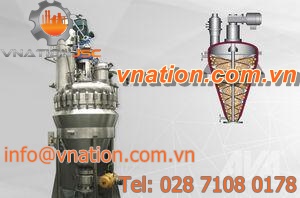 vacuum dryer / evaporator / reactor / for pharmaceutical industry
