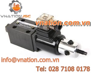 proportional relief valve / pilot-operated / electro-hydraulic