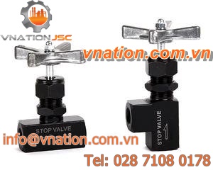needle valve / manual / shut-off