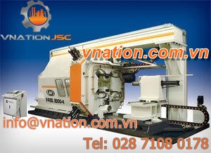 2-axis flow forming lathe