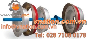 conical grinding wheel / cup / ceramic / cutting
