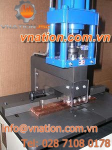 nut crimping machine / semi-automatic / electro-hydraulic