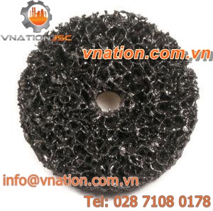 polishing abrasive disc / for deburring / nylon / for wood